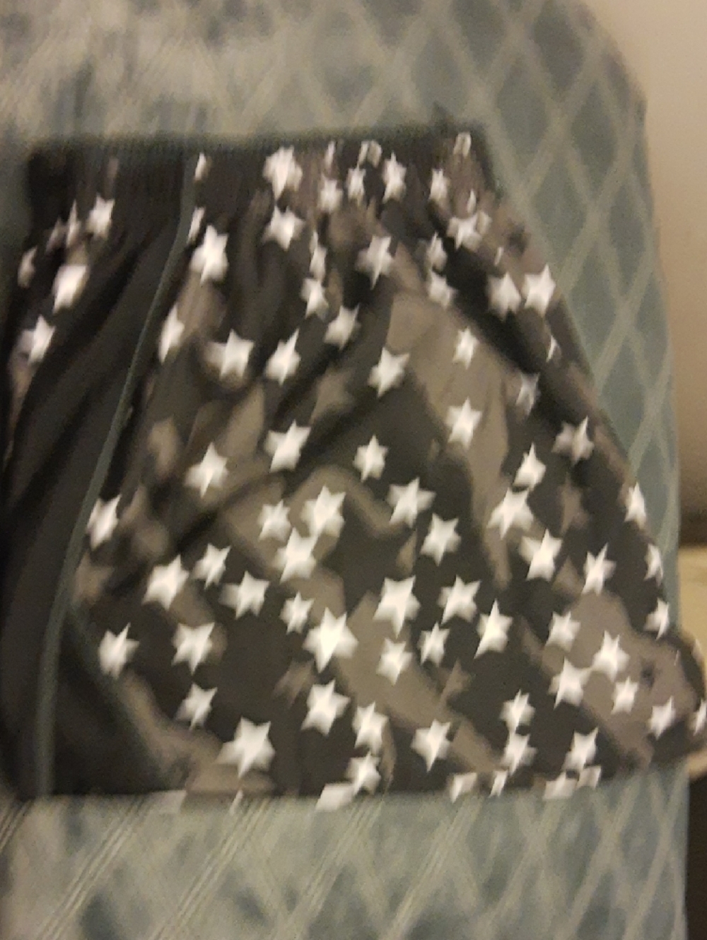 Nike Women's Black Shorts with White Star Print - Picture 4 of 5